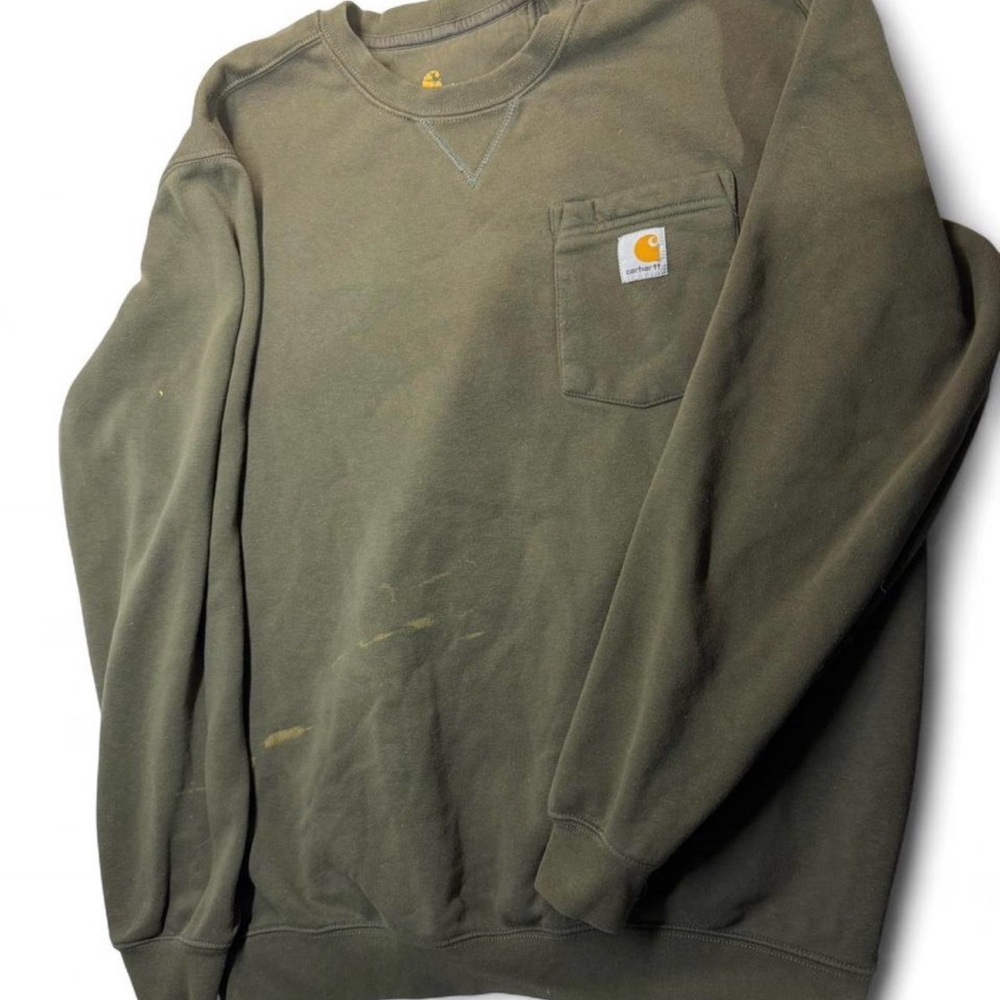 Carhartt Men's Olive Green Sweater